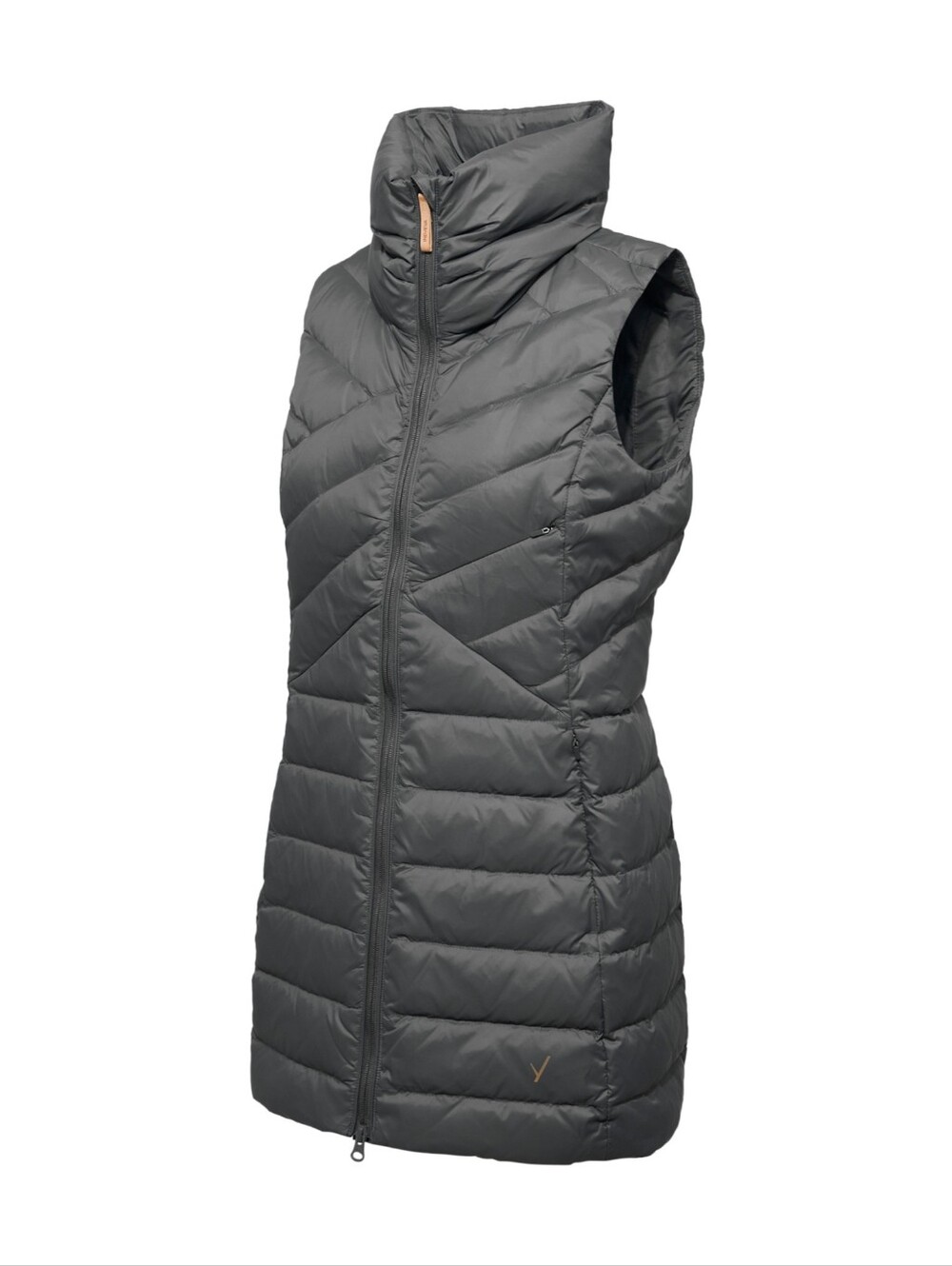 Indyeva Kapa Down Insulated Longline Full-Zip Vest Size Small